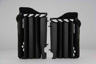 Polisport Black Radiator Louvers replacement plastics for 13-14 Honda CRF450 dirt bikes 360 view