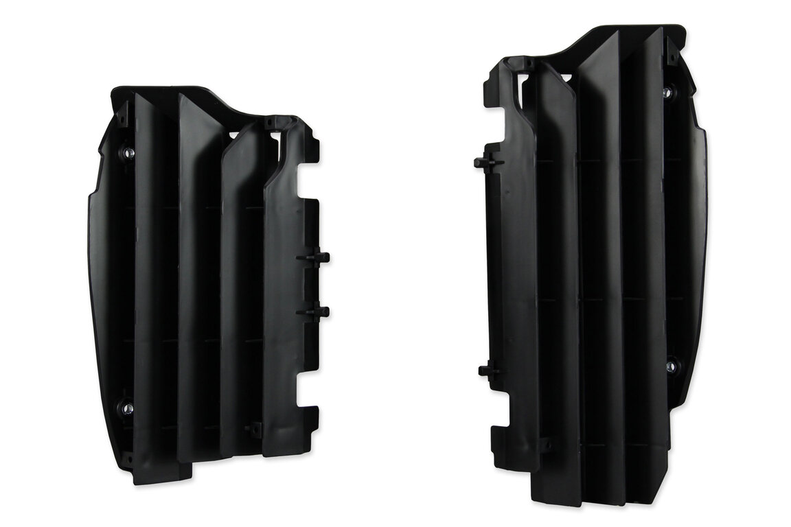 Polisport Black Radiator Louvers for 12-15 Kawasaki KX450F