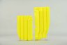 Polisport Yellow Radiator Louvers replacement plastics for 10-18 Suzuki RMZ250 dirt bikes 360 view