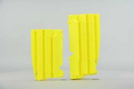 Polisport Yellow Radiator Louvers replacement plastics for 08-17 Suzuki RMZ450 dirt bikes 360 view