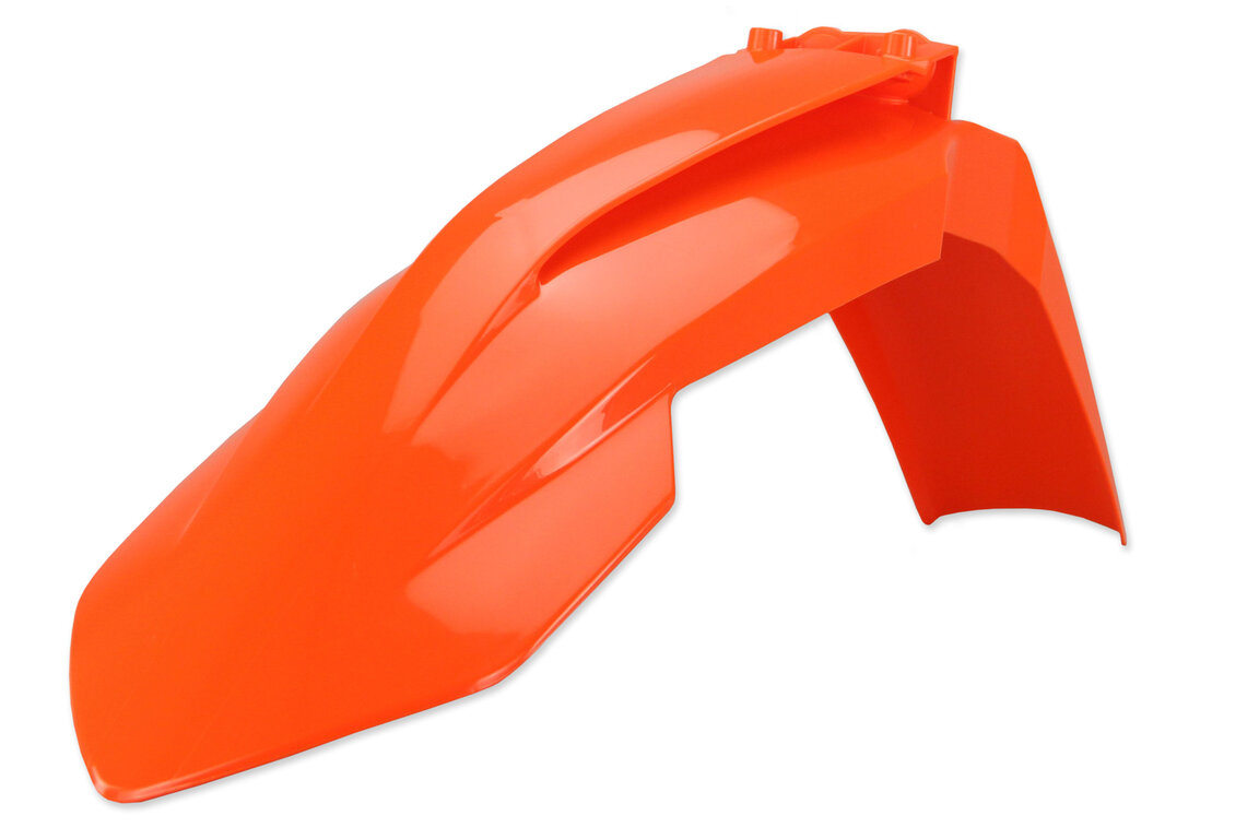 Polisport Orange Front Fender for 15-23 KTM EXC, EXCF, SX, SXF, XC, XCF, XCW