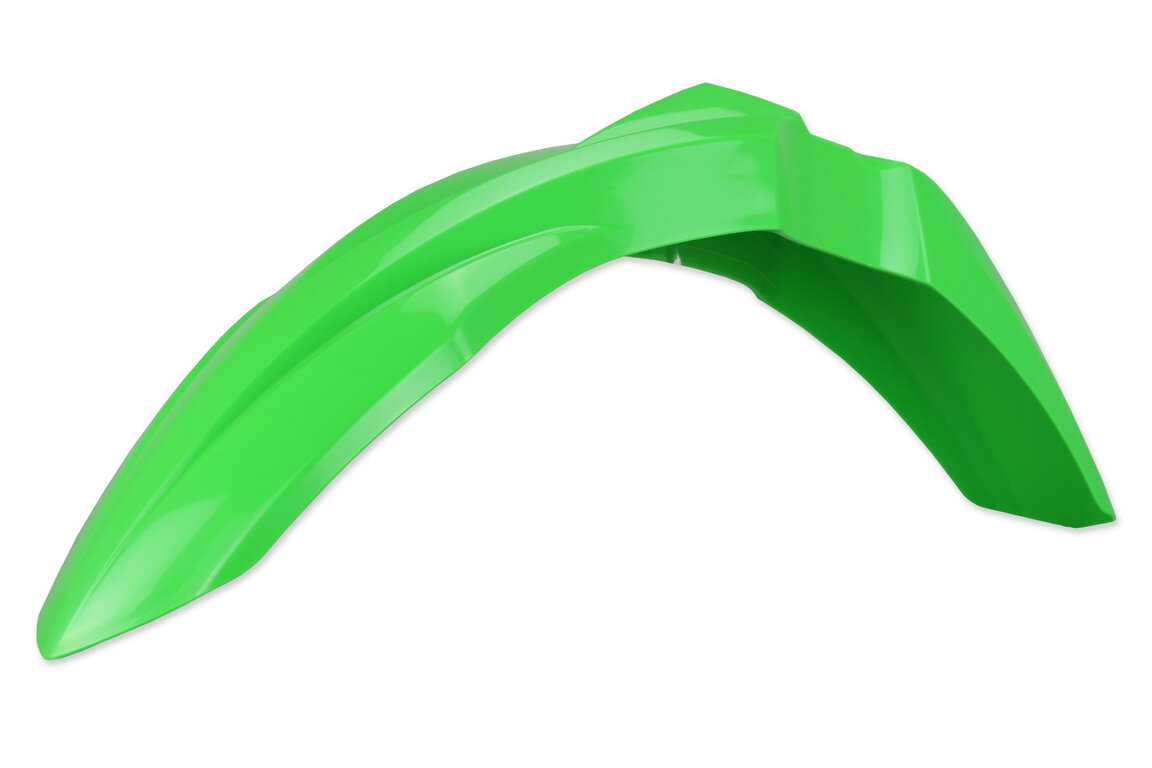 Polisport Green Front Fender for 03-25 Kawasaki KLX, KX, KX250F, KX450F