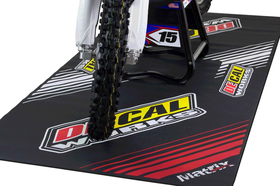 DeCal Works Matrix R2 Factory Black Bike Mats