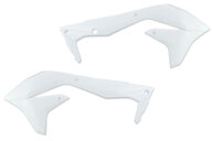 Polisport White Radiator Shroud Set for 16-18 Kawasaki KX450F