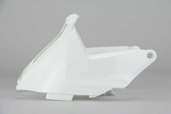 Polisport White Airbox Cover replacement plastics for 16-23 GasGas, KTM MC, SX65 dirt bikes 360 view