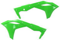 Acerbis Green Radiator Shroud Set for 17-20 Kawasaki KX250F