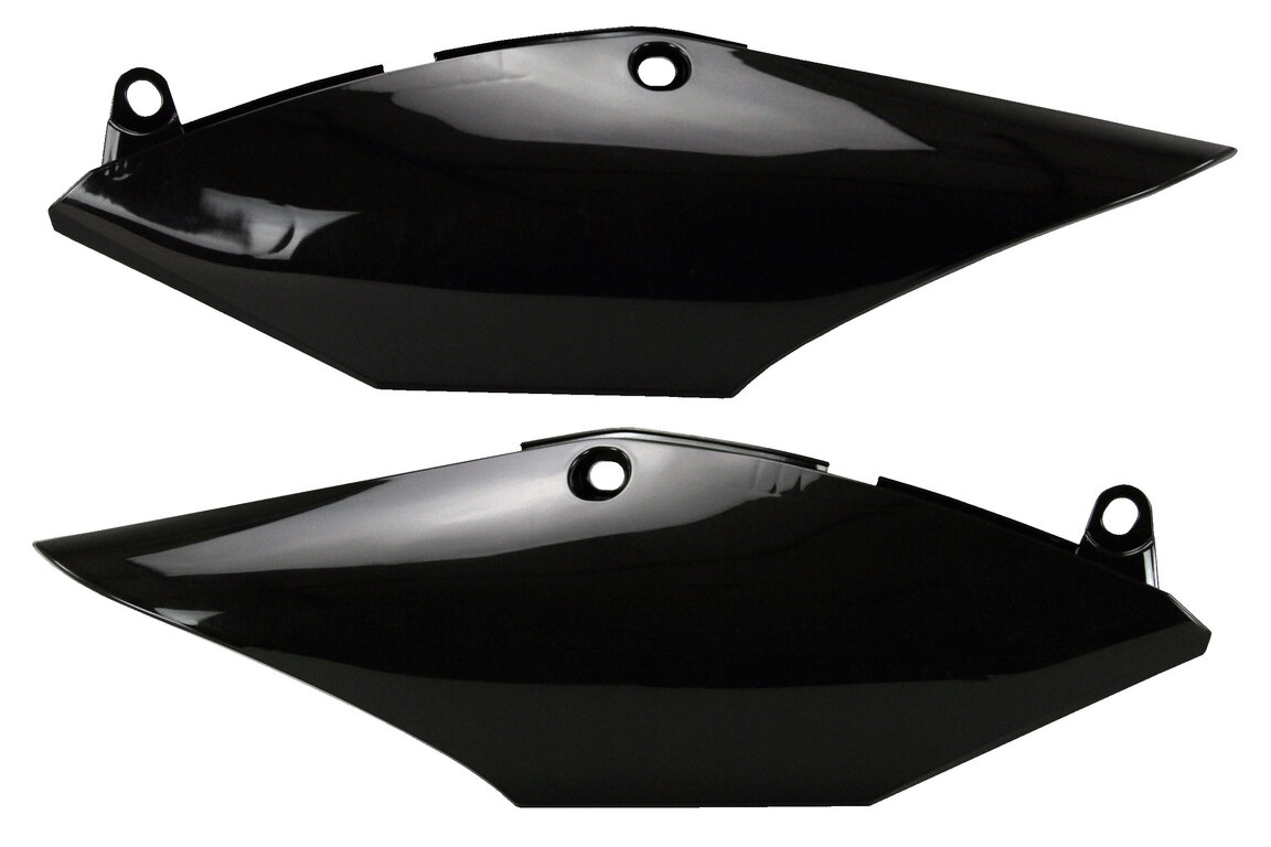 UFO Black Side Number Plates for 17-22 Honda CRF250, CRF450