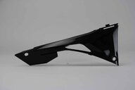 Right Side UFO Black Airbox Covers replacement plastics for 17-22 Honda CRF250, CRF450 dirt bikes.