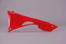 Left Side Acerbis Red Airbox Covers replacement plastics for 17-22 Honda CRF250, CRF450 dirt bikes.