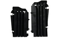 Polisport Black Radiator Louvers for 17-20 Kawasaki KX250F