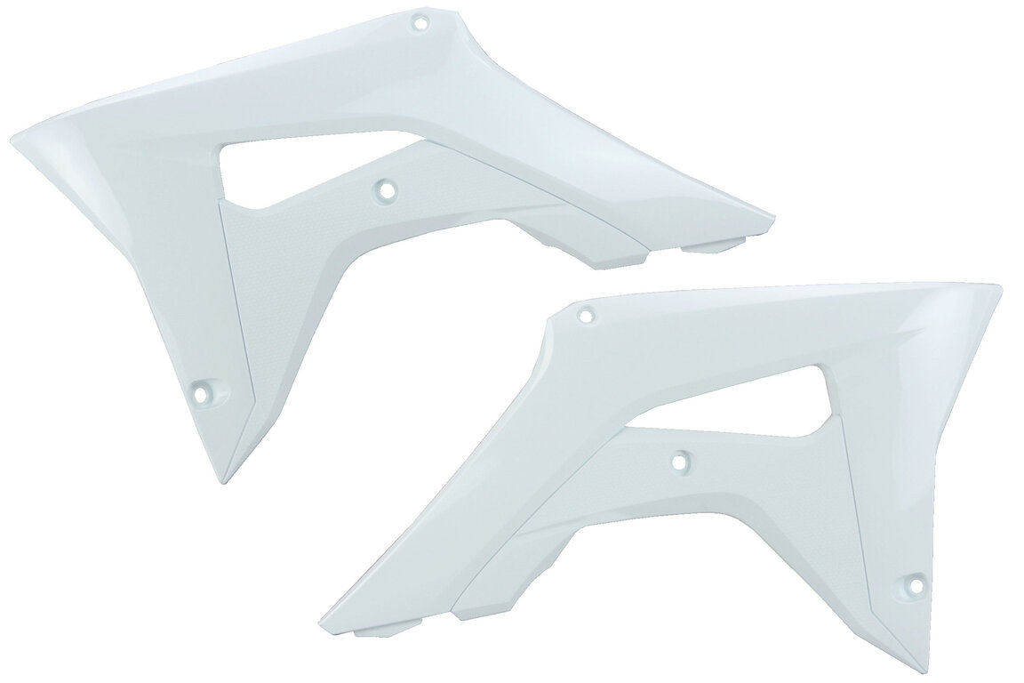 Acerbis White Radiator Shroud Set for 17-22 Honda CRF250, CRF450