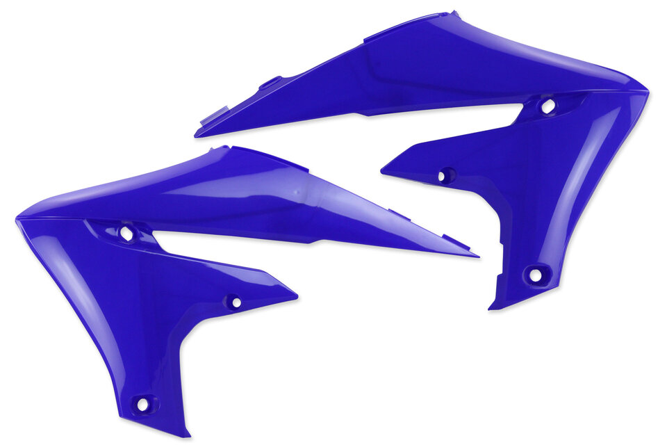 UFO Blue Radiator Shroud Set replacement plastics for 18-24 Yamaha WRF, YZ250F, YZ450F dirt bikes