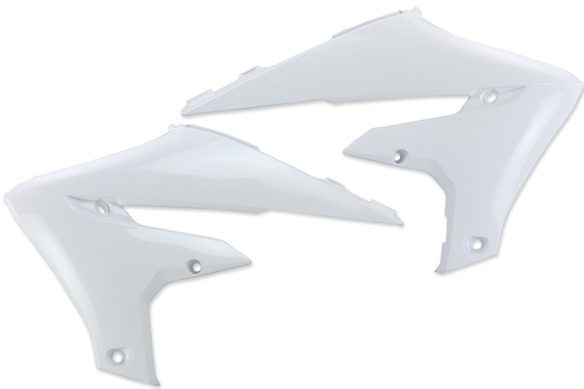 UFO White Radiator Shroud Set for 18-24 Yamaha WRF, YZ250F, YZ450F