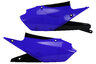 UFO Blue Side Number Plates replacement plastics for 18-24 Yamaha WRF, YZ250F, YZ450F dirt bikes
