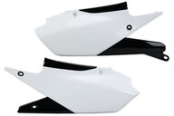 UFO White Side Number Plates for 18-24 Yamaha WRF, YZ250F, YZ450F