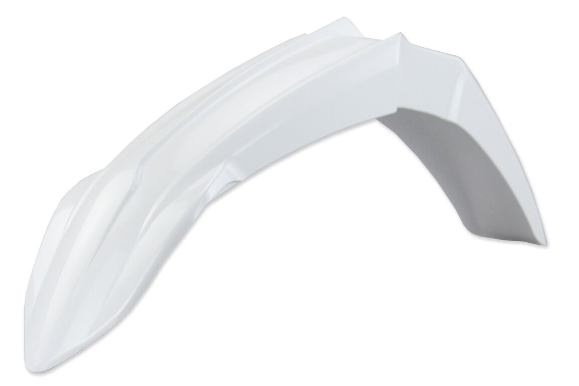 Polisport White Front Fender for 02-25 Yamaha WRF, YZ125, YZ250, YZ250F, YZ450F