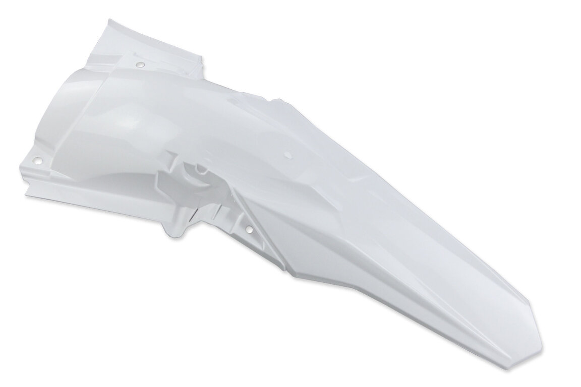 Polisport White Rear Fender for 18-25 Suzuki RMZ250, RMZ450