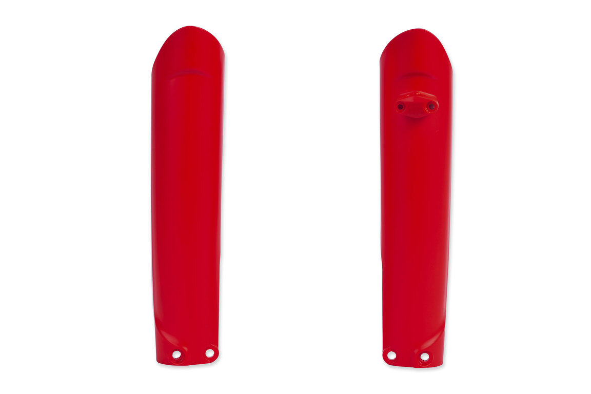 Polisport Red Lower Fork Guards for 08-25 GasGas, Husqvarna, KTM, Sherco EC, EX, EXF, MC, MCF, FC, TC, EXC, EXCF, SMR, SX, SXF, XC, XCF, XCW, SC, SE, SE-R, SCF, SEF, SEF-R