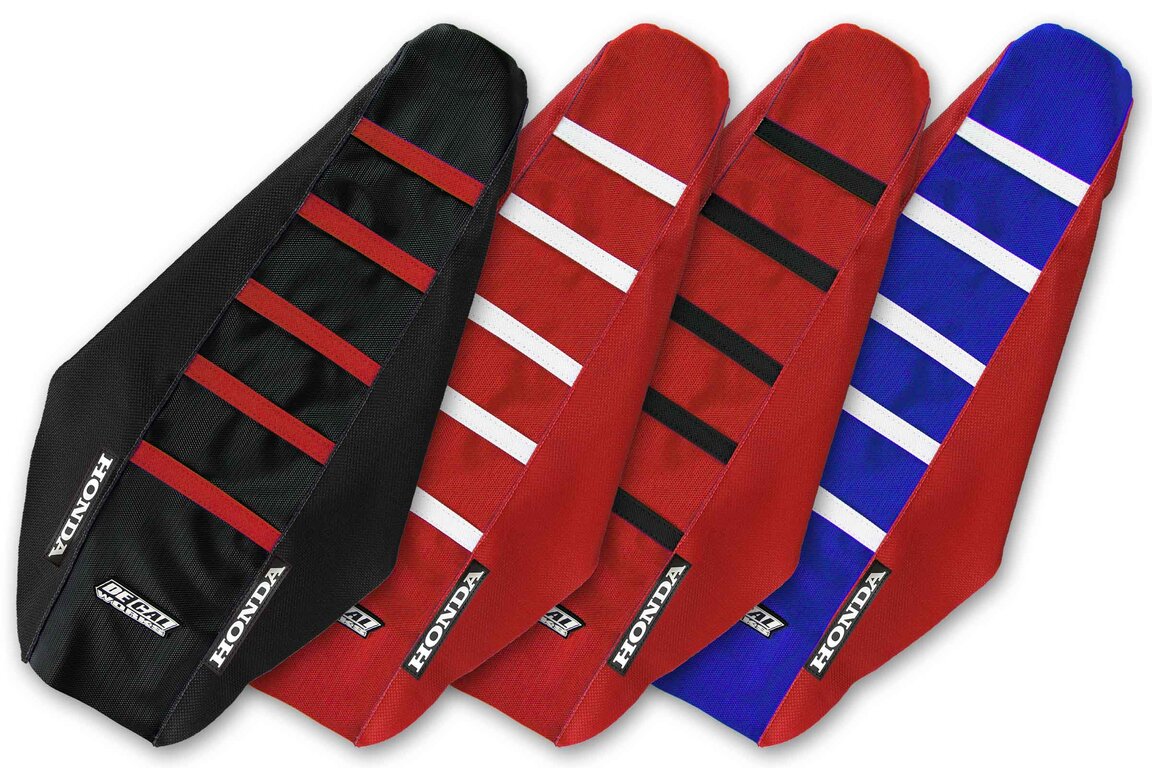 Gripper Ribbed Seat Covers for 21-25 Honda CRF250, CRF, CRF250RX, CRF450, CRF450RX, CRF450X