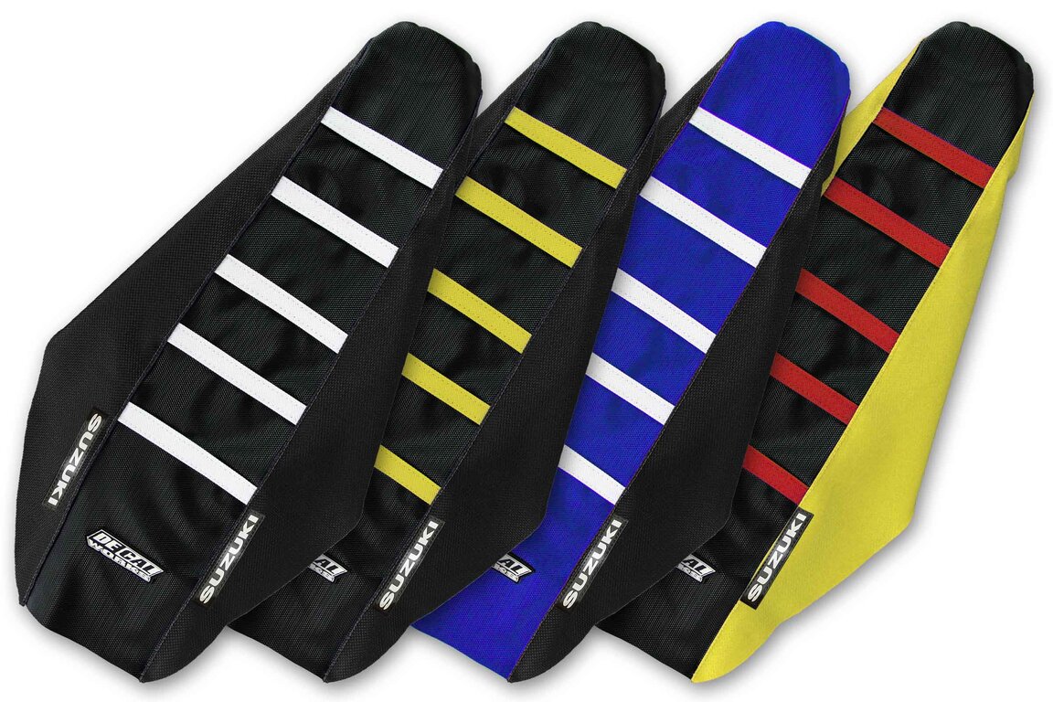 Gripper Ribbed Seat Covers for 10-18 Suzuki RMZ250