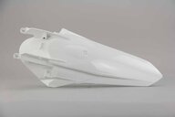 Polisport Old White Rear Fender replacement plastics for 18-22 KTM SMR, SX, SXF, XC, XCF dirt bikes 360 view