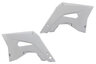 Polisport White Restyled Radiator Shroud Set replacement plastics for 02-07 Honda CR125, CR250 dirt bikes