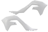 Polisport White Radiator Shroud Set for 19-24 Kawasaki KX250F, KX450F