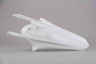 Polisport Old White Rear Fender replacement plastics for 18-24 KTM SX85 dirt bikes 360 view