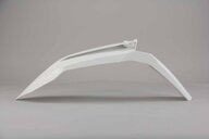 Polisport Old White Front Fender replacement plastics for 18-24 KTM SX85 dirt bikes 360 view