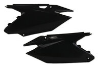 Polisport Black Restyled Side Number Plates for 01-08 Suzuki RM125, RM250