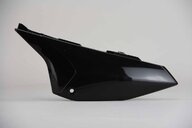 Left Side UFO Black Side Number Plates replacement plastics for 18-25 Yamaha YZ65 dirt bikes.