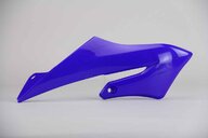 Right Side UFO Blue Radiator Shroud Set replacement plastics for 18-25 Yamaha YZ65 dirt bikes.