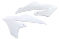 UFO White Radiator Shroud Set for 18-25 Yamaha YZ65