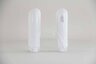 UFO White Lower Fork Guards replacement plastics for 18-25 Yamaha YZ65 dirt bikes 360 view