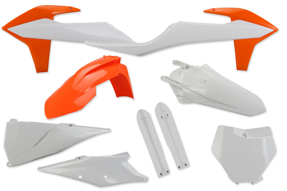 18-22 KTM SX, SXF, XC, XCF dirt bike replacement Mix & Match Plastic Kit With Lower Forks