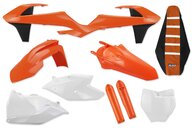 Mix & Match Plastic Kit With Lower Forks & Seat Cover for 15-18 KTM SX, SXF, XC, XCF