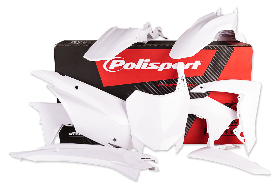 Polisport White Plastic Kit for 13-18 Honda CRF110