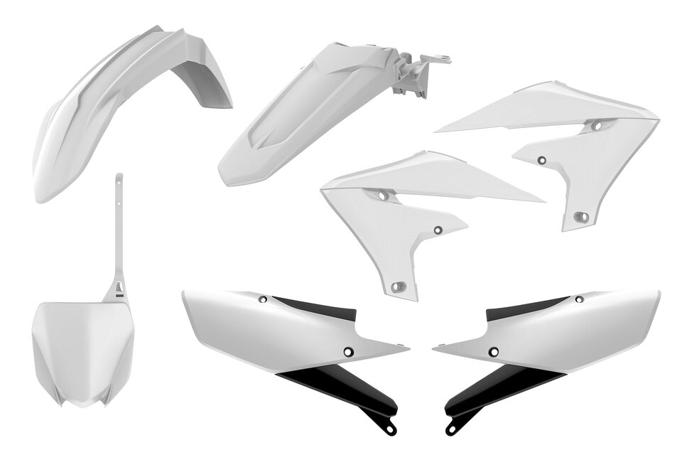 Polisport White Plastic Kit for 18-23 Yamaha YZ250F, YZ450F