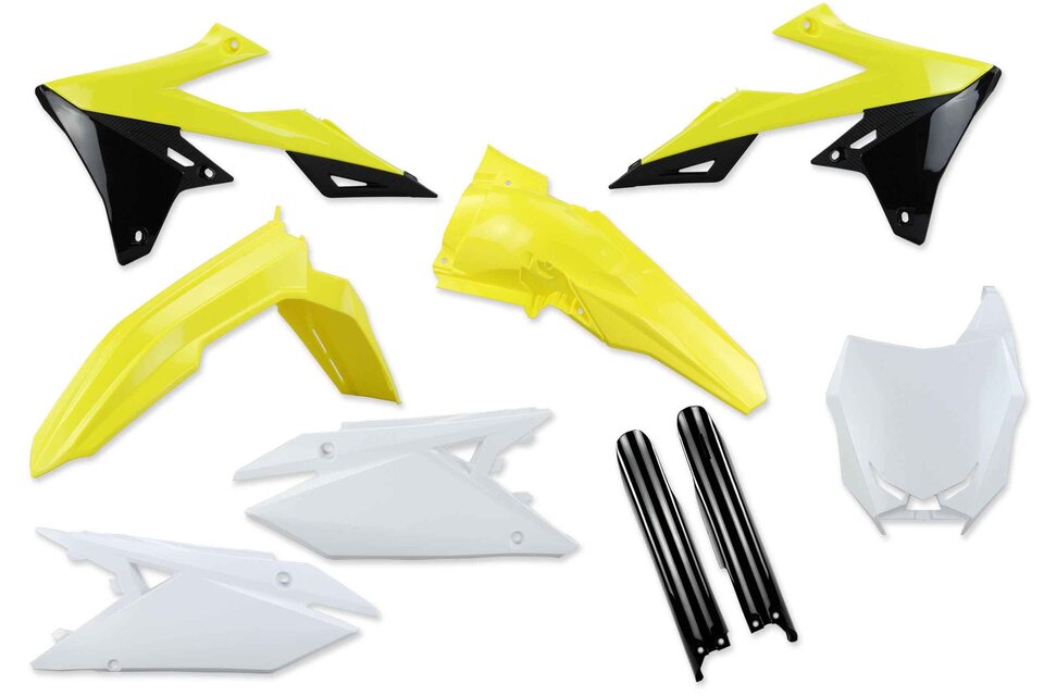 Mix & Match Plastic Kit With Lower Forks for 18-25 Suzuki RMZ250, RMZ450