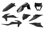 Polisport Black Plastic Kit for 20-23 KTM EXC, EXCF, XCF, XCW