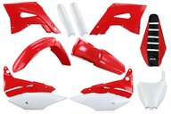 Mix & Match Plastic Kit With Lower Forks & Seat Cover for 02-07 Honda CR125, CR250