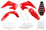 Mix & Match Plastic Kit With Lower Forks & Seat Cover for 04-07 Honda CR125, CR250