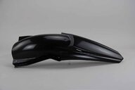 Polisport Black Restyled Rear Fender replacement plastics for 03-07 Kawasaki KX dirt bikes 360 view