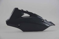 Right Side Polisport Nardo Grey Restyled Side Number Plates replacement plastics for 03-07 Kawasaki KX dirt bikes.