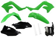 Mix & Match Restyled Plastic Kit With Lower Forks for 04-07 Kawasaki KX