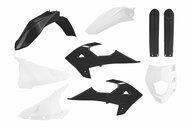 Polisport Black / White Plastic Kit for 18-20 GasGas EC