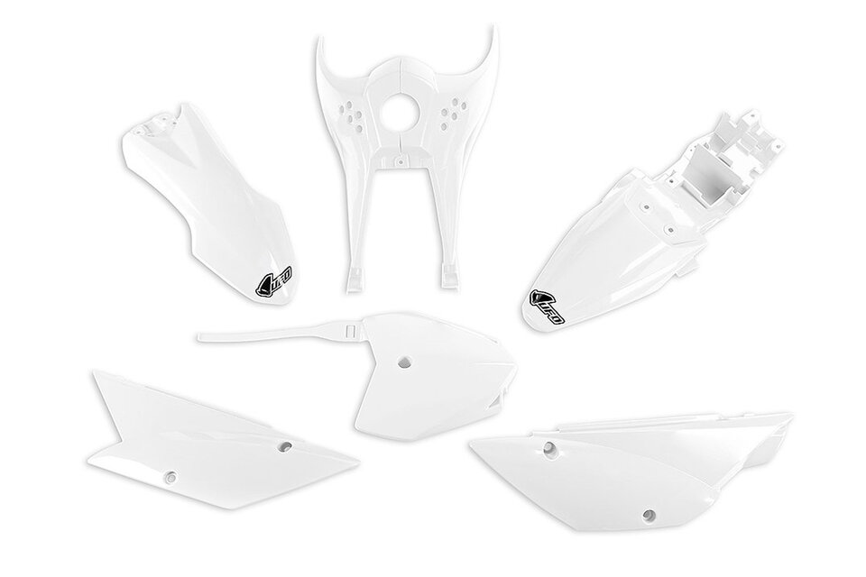 UFO White Plastic Kit for 10-25 Kawasaki KLX110