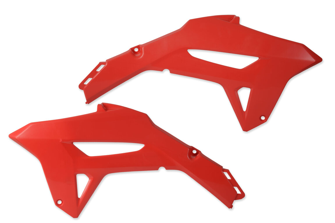 UFO Red Radiator Shroud Set for 21-24 Honda CRF250, CRF450