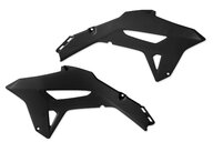 Polisport Black Radiator Shroud Set for 21-24 Honda CRF250, CRF450