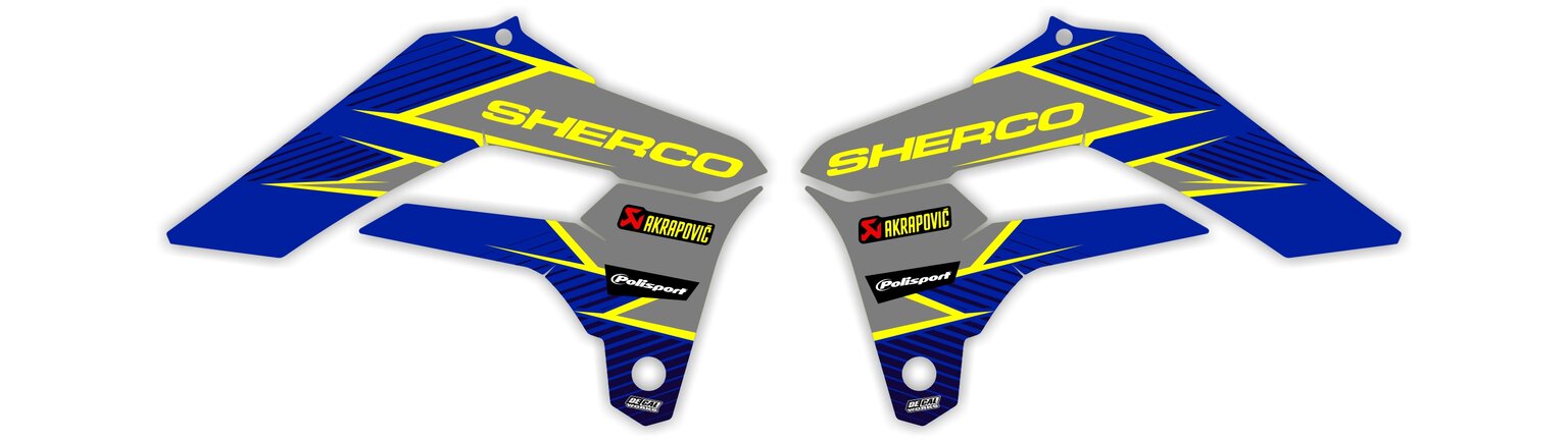 MX Graphics Dirt Bike Decals Sherco T-11 Ready Made Rad Kit